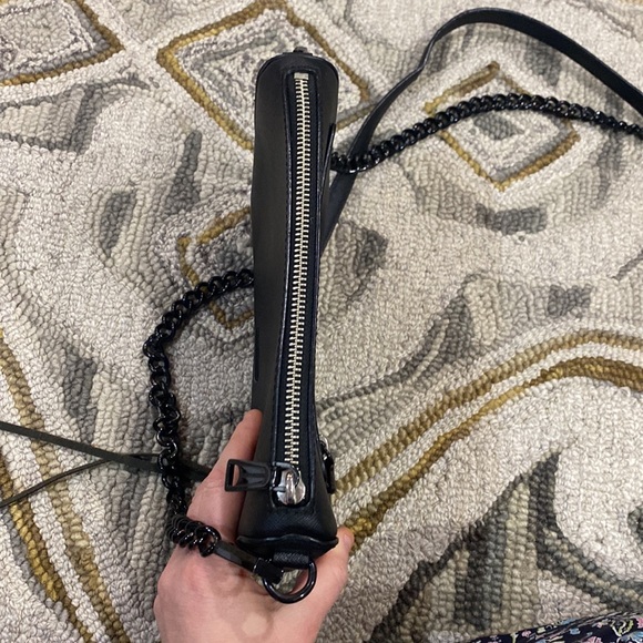 💕 Rebecca minkoff black leather medium shoulder bag 💕 - Picture 6 of 11